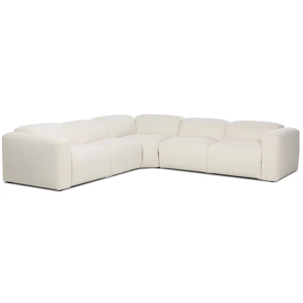 Radley 5 Piece Power Recliner Sectional, Nomad Snow ot6069081
