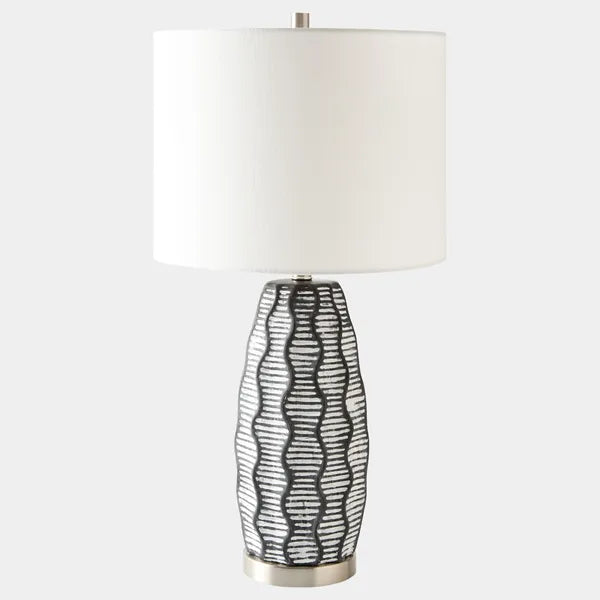 Rippled Wave Lamp, Gray um4951292