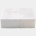Jigsaw Swivel Caja, Set of 4, Alabaster oz0628241