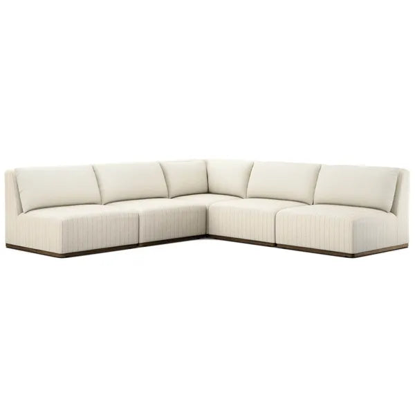 Adler Outdoor 5 Piece Sectional, Amalfi Natural ax3024438