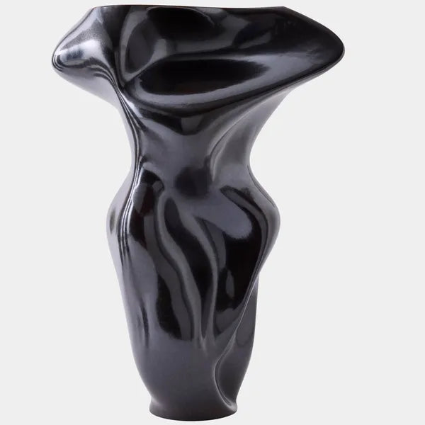Cadence Jarrón, Marrón Oscuro wi8253828