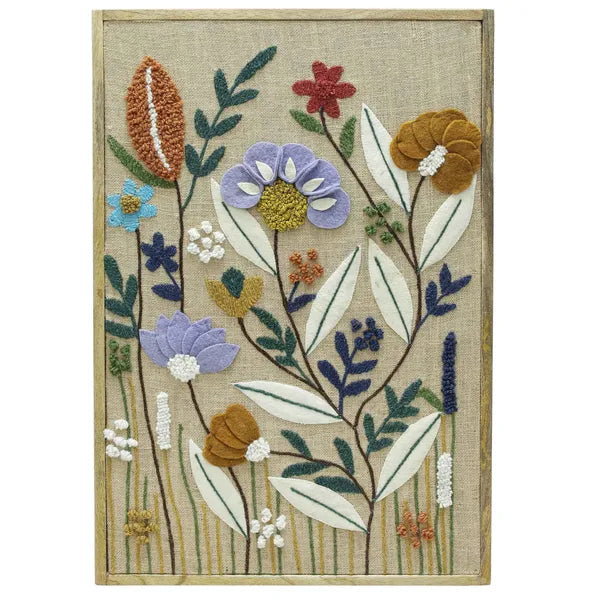 Muro Sprout Embroidered Wall Art lt6731077
