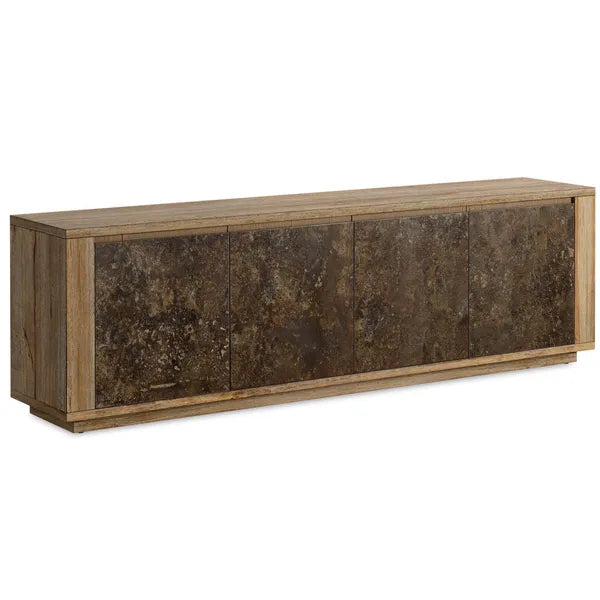 Redondo Media Console, Burnt Bleached Oak oh1934469
