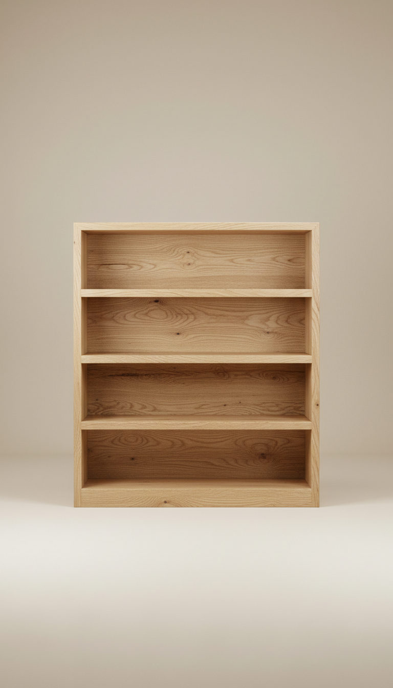 Estantería piedra travertino minimalista