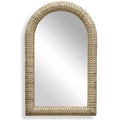 Twisted Seagrass Arch Mirror, Natural bd8304098