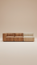 Sofá modular lino natural