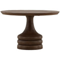 Meylin Round Dining Table, Marrón yn8240747